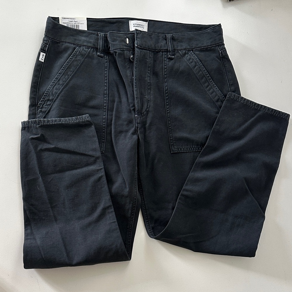 Citizens of Humanity NWT Faded Black Utility Pants
